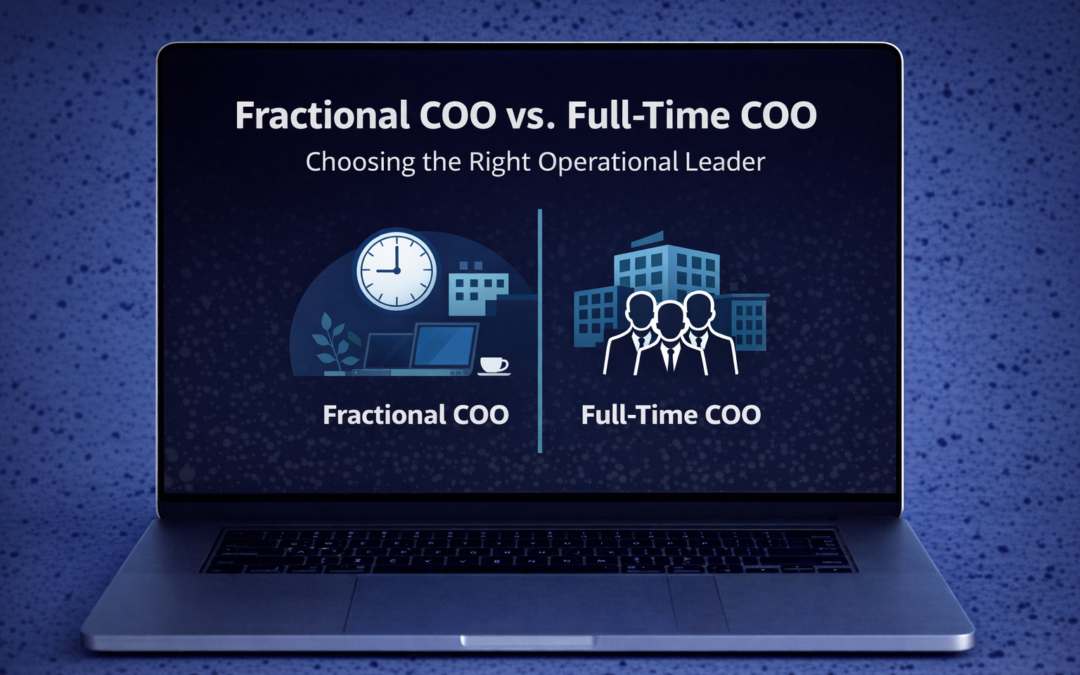 Fractional COO vs Full-Time COO: Which Leadership Model Fits Your Business Best?