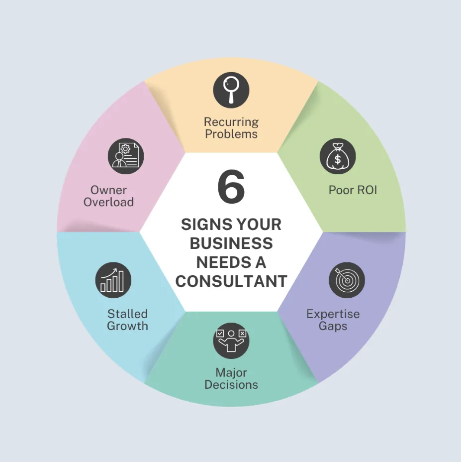 6 Signs a Business Needs a Consultant (Infographic)